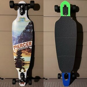 Mercer Longboards "Levity" Drop-Through Complete Longboard Skateboard 10" X 42"